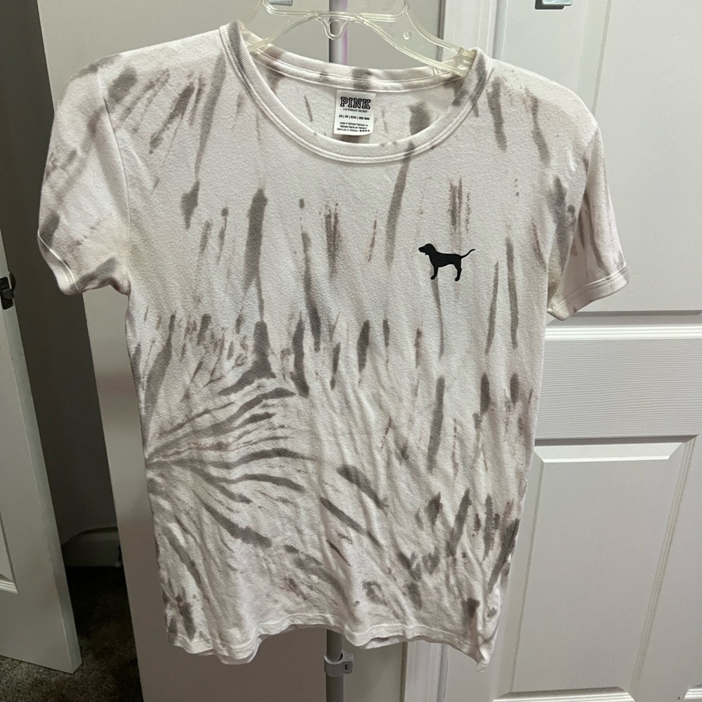 Victoria Secret PINK Tie Dye Short Sleeve T Shirt Size XS NWOT